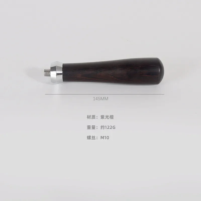 Coffee Solid Wooden Handle M10, Filter Holder Espresso Coffee Machine Tools Accessories For Barista Home