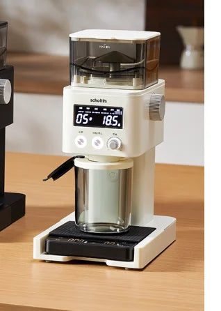 Espresso Adjustable Electric Coffee Grinder Burr 30 Levels Of Grinding Easy To Clean Send Coffee Scales And Sealed Bean Jars