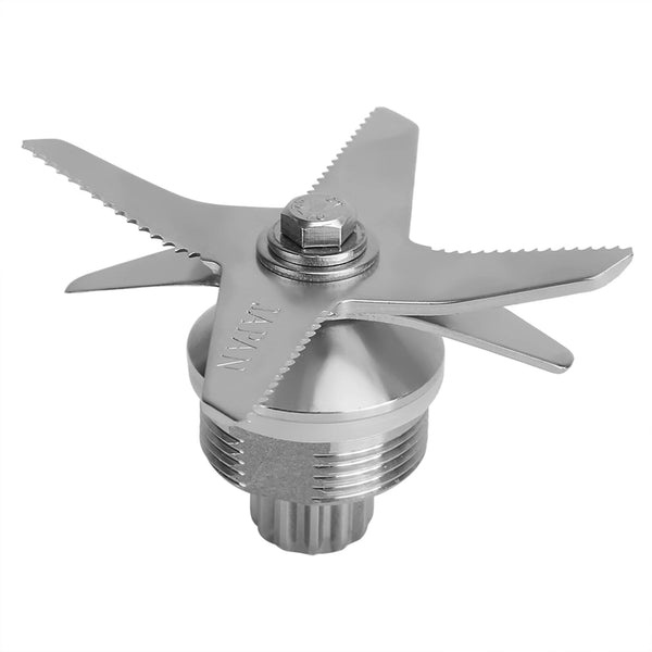Stainless Steel Mixing Cutting Blender Blade Knife Spare Parts Compatible with 5200 Juicer Blender 64oz 48oz 32oz Juicer Blade