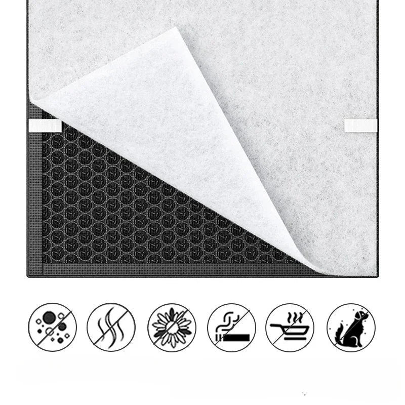 Replacement Filter For MOOKA PR1 Air Purifier - True HEPA Captures 99.97% Dust Pollen Smoke Pet Dander