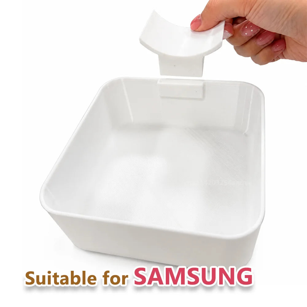 Washing Machine Drain Tray Drain Funnel Water Catch Tray Drainage Tray Washer Filter Cleaning Water Collector Prevent