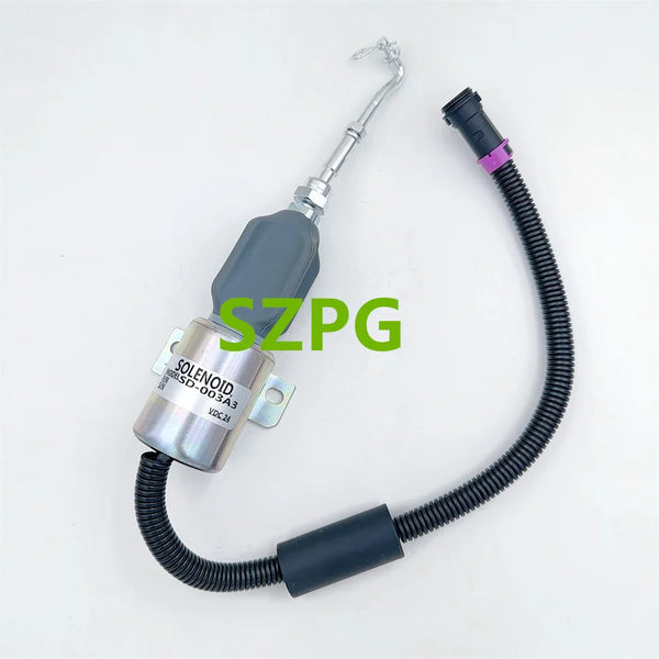 24V diesel generator set engine oil cut-off valve SD-003A3
