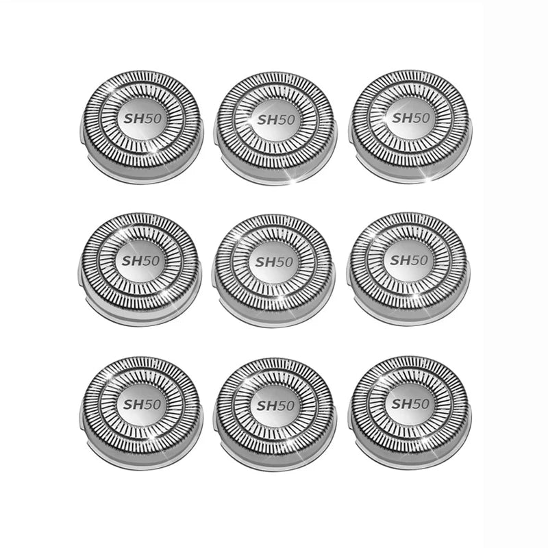 SH50 3/6/9pcs Replacement Electric Shaver Heads Compatible with Philips Series 5000 S5085 S5050 S5000 S5010 S5380 Razor Cutter Blade