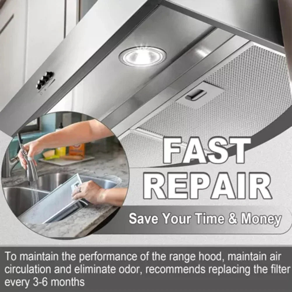 Range Hood Filter Exhaust Grease Filter 370*270mm Sliver Filter For Kitchen Exhauster Cooking Cleaning Supplies Parts