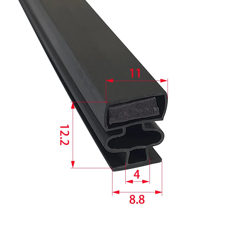 Refrigerator Door Seal — 2.5m Magnetic — Uncut Strip