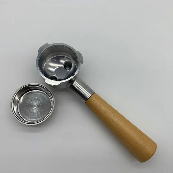 Ears thickness 4.0mm Solid wood 51mm Filter holder Portafilter for espresso Coffee Machine handle