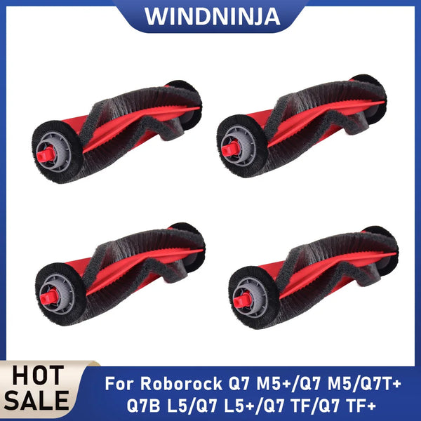 Roller Brush Parts Replacement Compatible with Roborock Q7 M5+ Q7 M5 Q7T+ Q7B L5 Q7 L5+ Q7 TF Q7 TF+ Robot Vacuum Main Brush Accessories