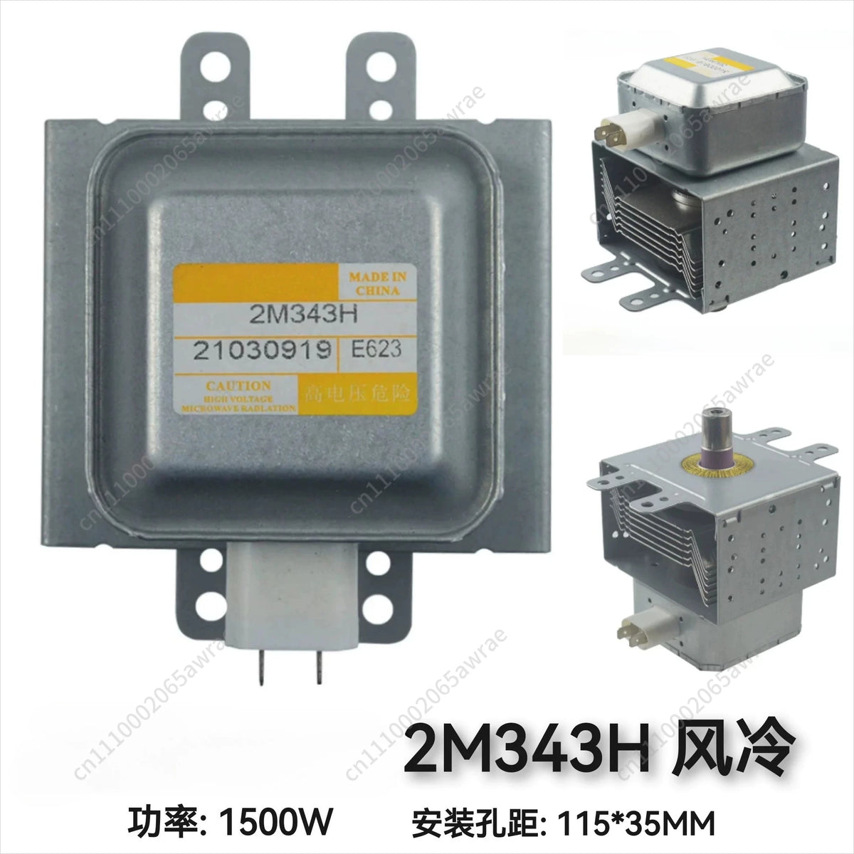 2M463K J H G Ultra High Power Water Cooled Magnetron Microwave Output 1500 Watts Accessories