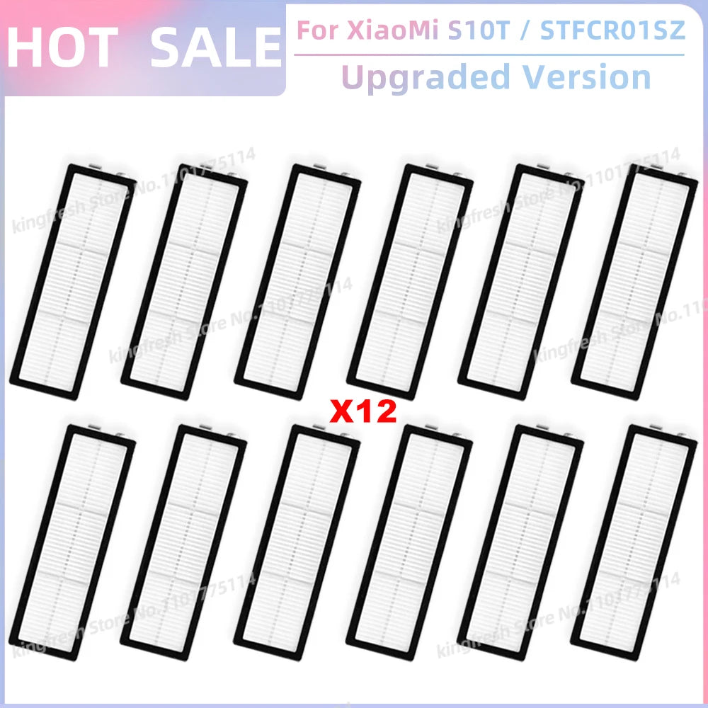 Compatible with Xiaomi Robot Vacuum S10T STFCR01SZ Replacement Spare Parts Accessories Roller Side Brush Filter Mop Cloth
