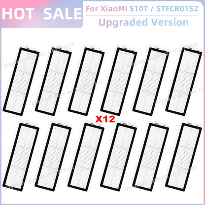 Compatible with Xiaomi Robot Vacuum S10T STFCR01SZ Replacement Spare Parts Accessories Roller Side Brush Filter Mop Cloth