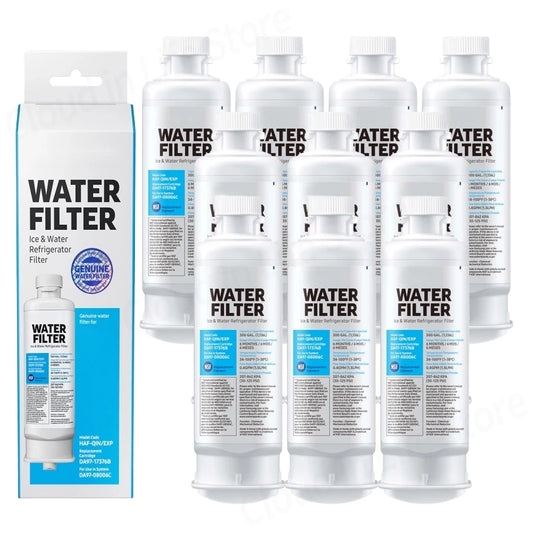 Replacement Refrigerator Water Filter Compatible with Samsung DA97-17376B / DA97-08006C — 10 Pack