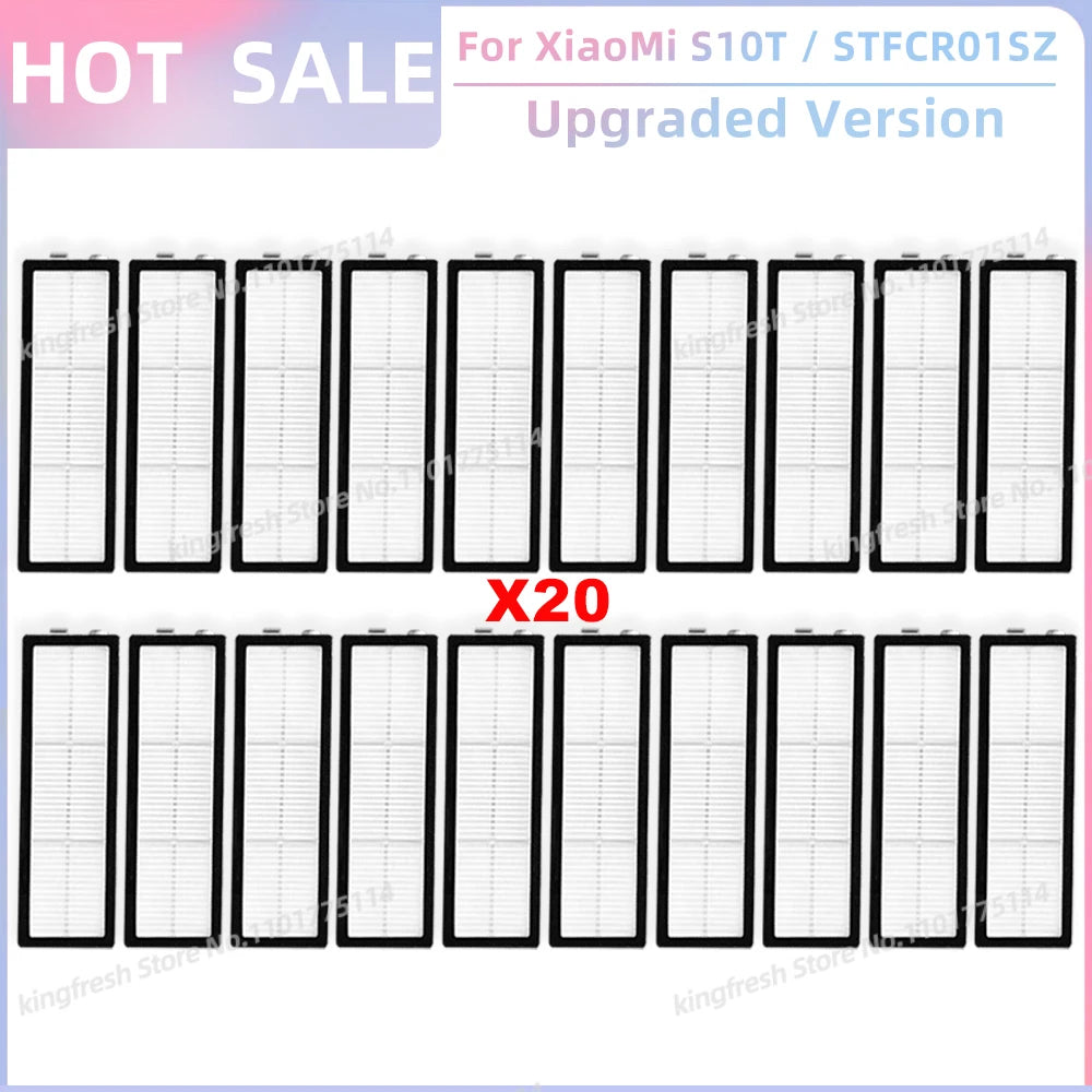 Compatible with Xiaomi Robot Vacuum S10T STFCR01SZ Replacement Spare Parts Accessories Roller Side Brush Filter Mop Cloth