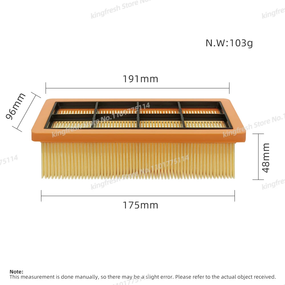 Compatible with Karcher AD 2, Karcher AD 3 , AD 4 , Advertising 3000, 3200 AD, 6.415-953.0 Vacuum Parts Filter Accessories
