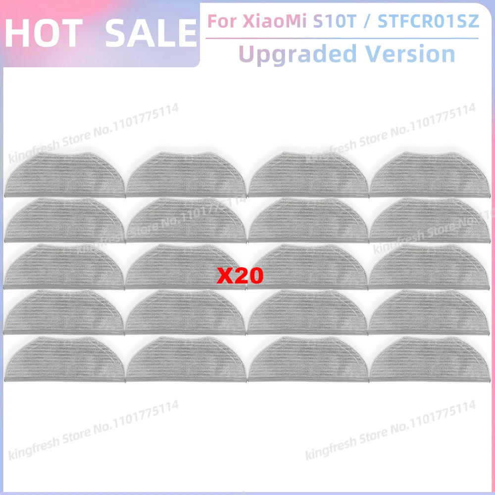 Compatible with Xiaomi Robot Vacuum S10T STFCR01SZ Replacement Spare Parts Accessories Roller Side Brush Filter Mop Cloth
