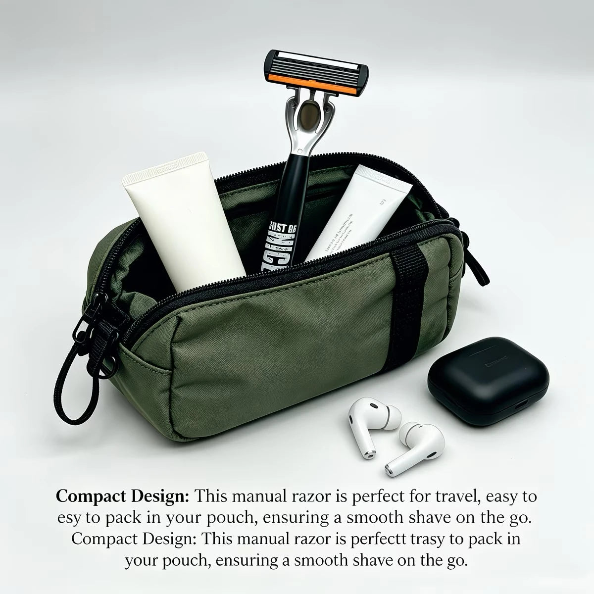 Manual Razor Set with Six-Layer Blades