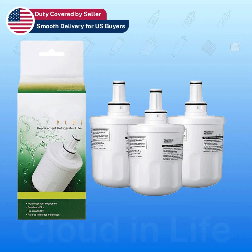Replacement Refrigerator Water Filter Compatible with Samsung DA29-00003F / DA29-00003A / DA29-00003B / HAFIN1