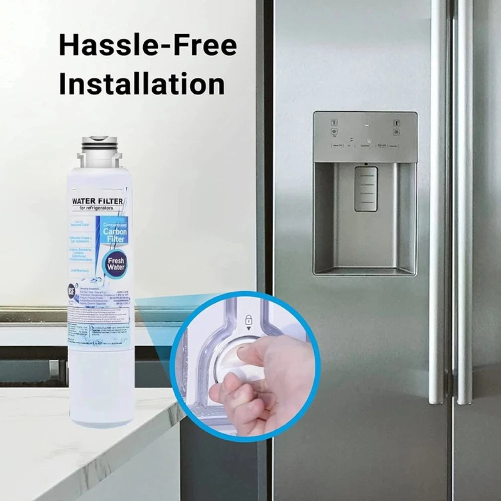 Replacement Refrigerator Water Filter Compatible with Samsung DA29-00020B / DA29-00020A / 46-9101 / RF4267HARS — 3 Pack