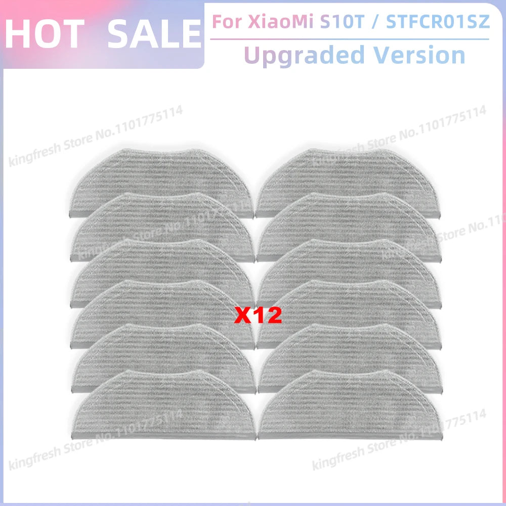 Compatible with Xiaomi Robot Vacuum S10T STFCR01SZ Replacement Spare Parts Accessories Roller Side Brush Filter Mop Cloth