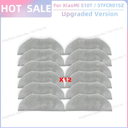 Compatible with Xiaomi Robot Vacuum S10T STFCR01SZ Replacement Spare Parts Accessories Roller Side Brush Filter Mop Cloth