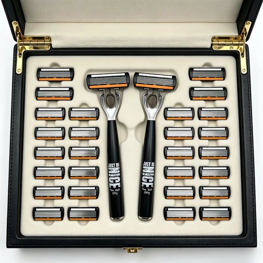 Manual Razor Set with Six-Layer Blades