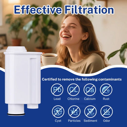 Coffee Water Filter Compatible with Brita Intenza, Bosch, Gaggia, Mavea Intenza 1001711, Compatible with Philips Saeco 6 Pack