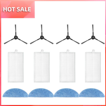 Compatible with ECOVACS Y1 PRO, YEEDI Y1 PRO Robot Vacuum Replaceable Parts Main Roller Side Brush Filter Mop Pad Cloth