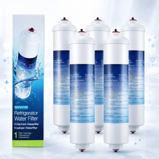 Inline Refrigerator Water Filter Compatible with Samsung DA29-10105J — 5 Pack