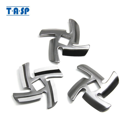 TASP Meat Grinder Knife Mincer Blade 67000899 for Braun G1100 G1300 Panasonic MK-G20 Daewoo DI-1920S Vitek VT-1672 Scarlett 3pc