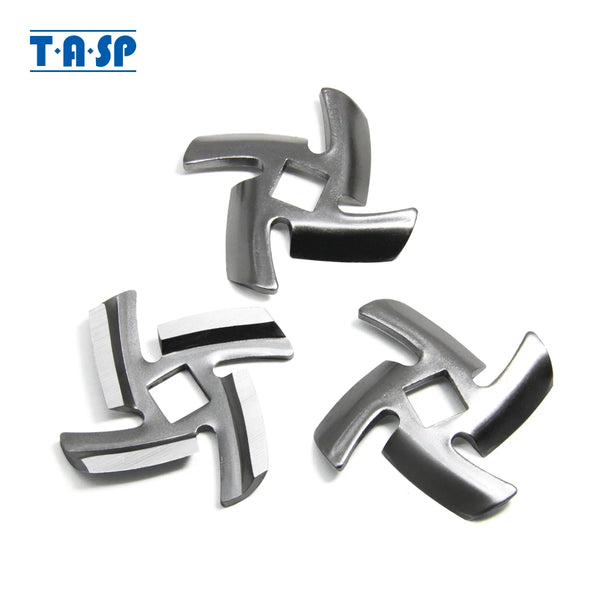 TASP Meat Grinder Knife Mincer Blade 67000899 for Braun G1100 G1300 Panasonic MK-G20 Daewoo DI-1920S Vitek VT-1672 Scarlett 3pc