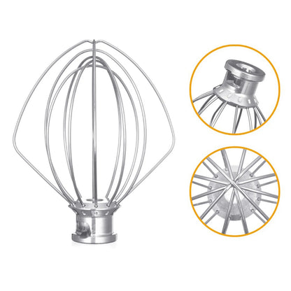 Stainless Steel Balloon Wire Whip Mixer Attachment for Kitchenaid K45WW Flour Cake Food Balloon Whisk Egg Cream Kitchen Tool