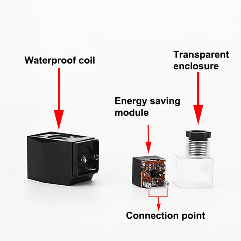 DN15-DN50 Normally Closed Motorized Solenoid Valve Brass Switch Valve Water Valve AC220V DC24V