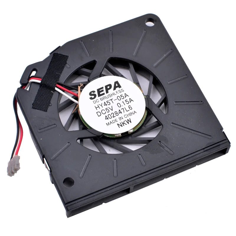 HY45T-05A 4.5cm 45mm 45x45x5mm thickness 5mm DC5V 0.15A 3 wires 4 wires for tablet / laptop / handheld device / projector