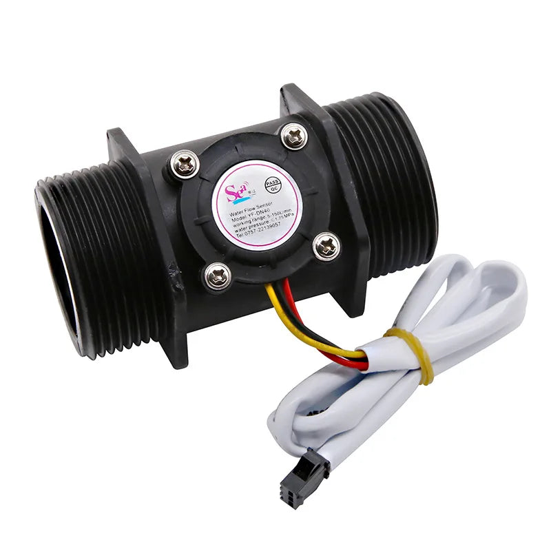 1/2" 3/4" 1" 1-1/4" 2“ ”DC 5-18V Water Flow Sensor Flowmeter Hall Flow Sensor Water Control Liquid Flow 2.0MPa Sensor Switch