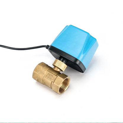 1/2" 3/4" 1" 2" Normally Closed Motorized Ball Valve 220V 12V 24V 2-Wire Brass Electric Ball Valve Replace Solenoid Valve