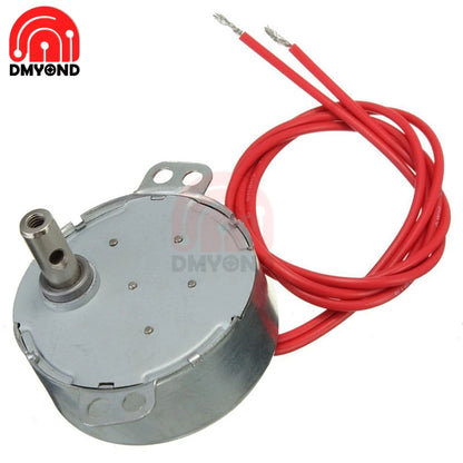 Pro TYC 50 12V 4W 50/60Hz Synchronous Motor 5/6RPM CW CCW Microwave Turntable for Heater/Fan/Christmas Tree /Air Conditioner