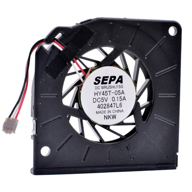 HY45T-05A 4.5cm 45mm 45x45x5mm thickness 5mm DC5V 0.15A 3 wires 4 wires for tablet / laptop / handheld device / projector