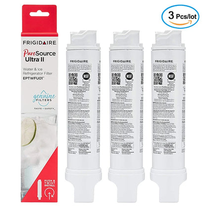 Replacement Refrigerator Water Filter Compatible with Frigidaire EPTWFU01 / EWF02