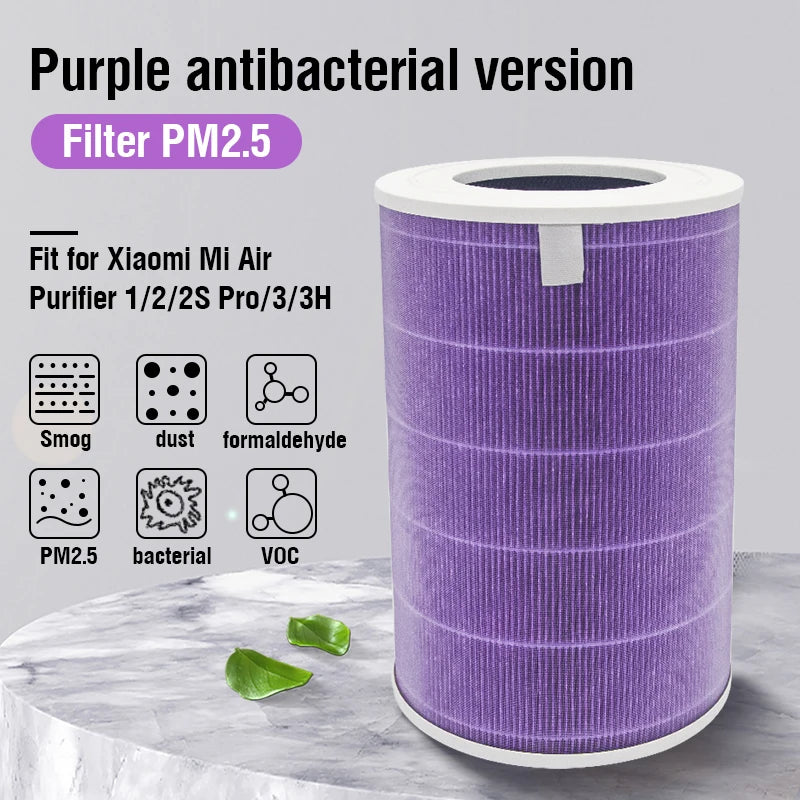 Air Filter Compatible with Xiaomi Mi Air Purifier 1 2 2S 2C 2H 3 3S 3C 3H Mijia Air Filters Carbon HEPA Replacement