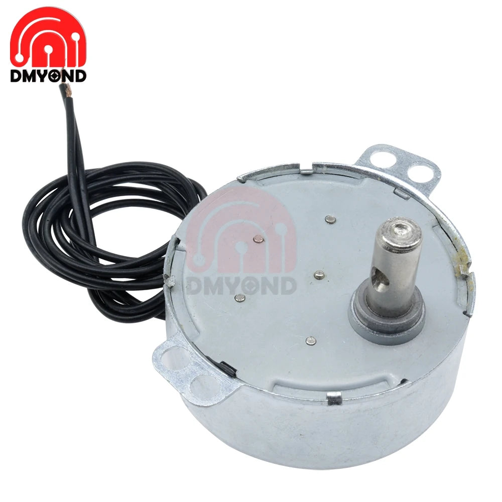 5-6 R/min Stable Synchronous Motor Pro TYC-50 AC 220V 12V 50/60Hz Torque 4KGF.CM 4W CW/CCW Microwave Turntable for Electric Fan