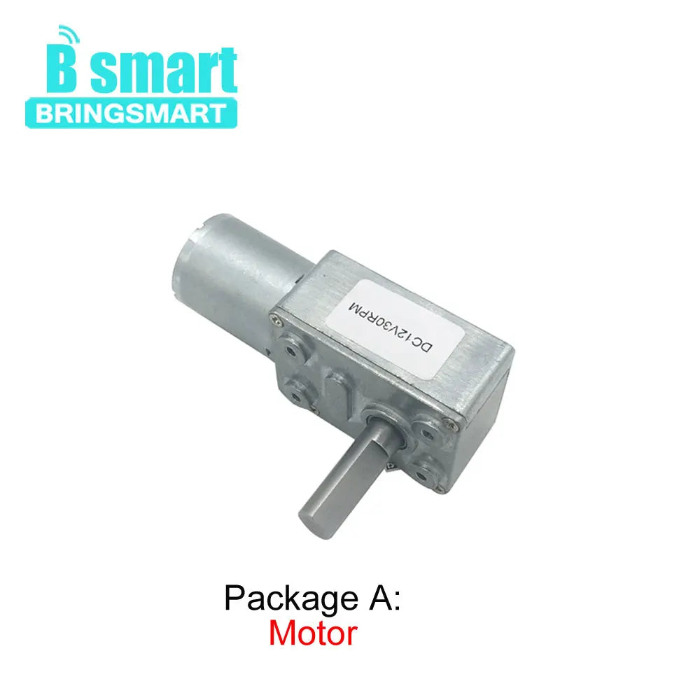 12V Volt DC Worm Gear Reducer Motors 24V DC 8MM D7 Shaft Length 25MM Reversed High Torque Reduction Self-Lock JGY370 Customized