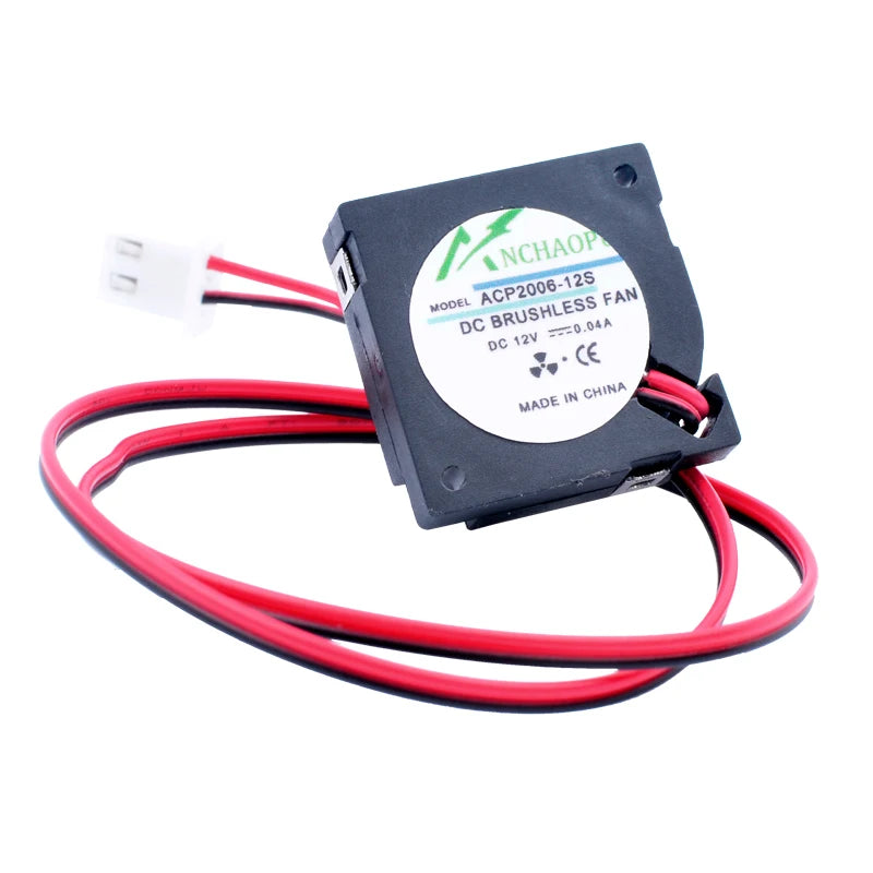 Ultra-Thin 20x20x6mm 20mm Blower Fan 10500RPM DC5V 12V Cooling Fan for Projector DIY Traormation