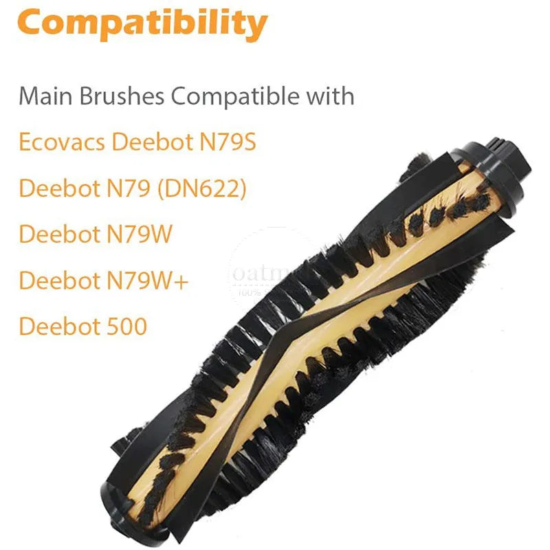 Main Roller Brush For Cecotec Conga Excellence 990 5040 Eufy RoboVac 11 Iboto Aqua For ECOVACS Deebot 500 DEEBOT N79S N79 N79W