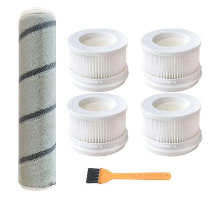 HEPA Filter Main Rolling Brush Compatible with Xiaomi Mijia 1C / K10 MJWXCQ04ZM SCWXCQ02ZHM Handheld Wireless Vacuum Cleaner Roller Brushes