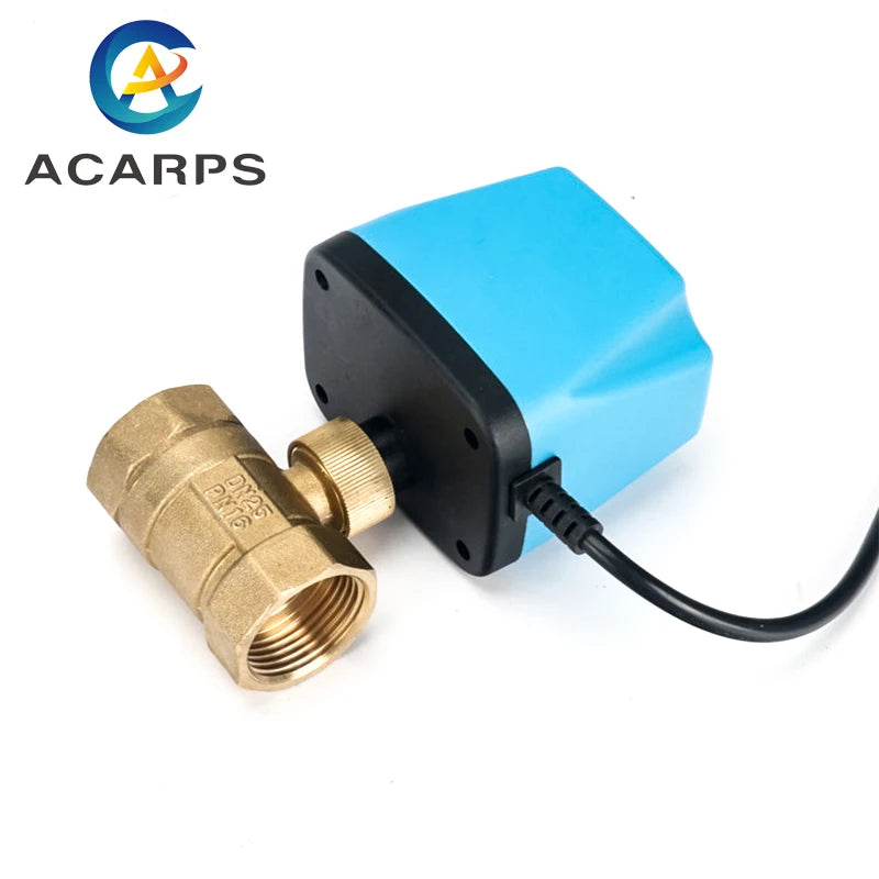 1/2" 3/4" 1" 2" Normally Closed/Open Two Wire Motorized Ball Valve Electric Ball Valve AC220V DC12V DC24V