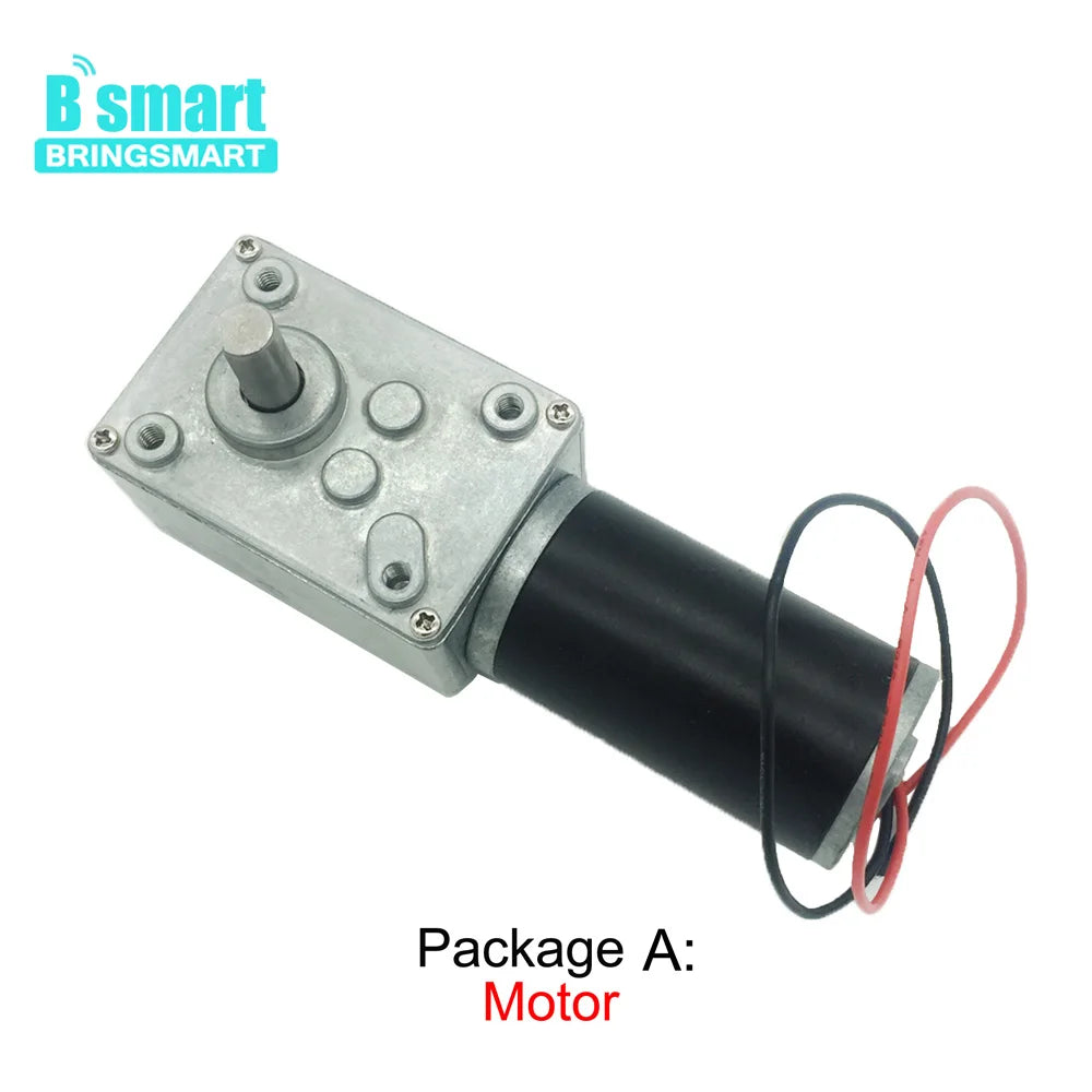 Wholesale A58SW31ZY Worm Gear Motor 24v 7-470r/min 12v volt Dc Micro Customized Motor High Torque Robot Electric Motor D Shaft
