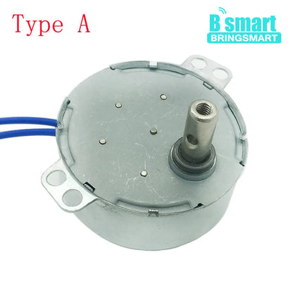 Bringsmart BLDC Motor DC Micro Motor 5V 6V 9V 12V 24V Motor Fixed Speed 0.6-60rpm For Display Stand Auto JS-50B Customized