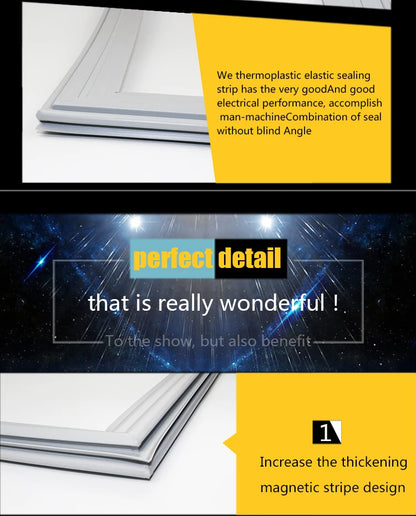 Refrigerator Door Seal — 5m Magnetic — Custom Size