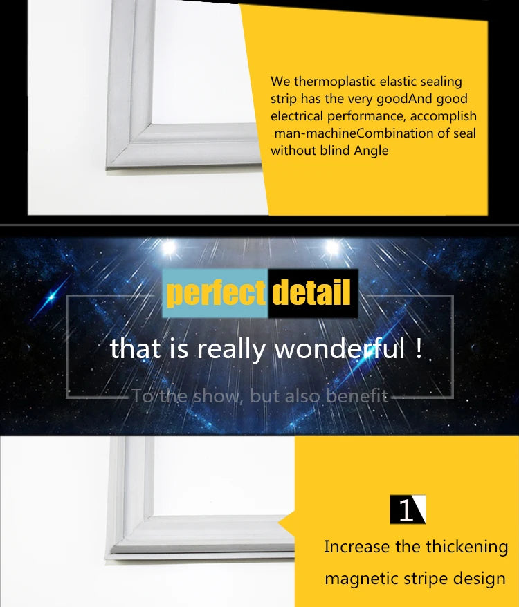 Refrigerator Door Seal — 1-11m — Rubber — Custom Size