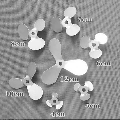 1set Lab Stainless Steel Three-Leaf Paddle Stirrer Three Blade With Agitating Stirring Rod