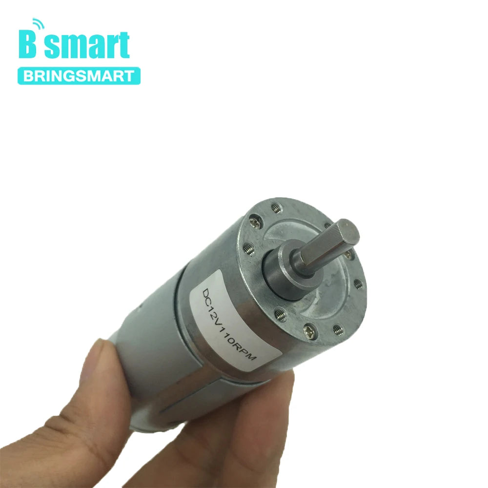 Bringsmart JGB37-550 High Torque 12V DC Motor Customized DC Gear Motor 6v With DC 12 Volt Reducer Motors Reversed For DIY Motor
